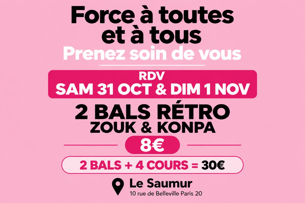 Bal Rétro Zouk Et Konpa + Surprise Party Dancehall, Music Congolaise