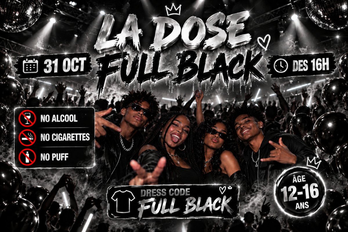 La Dose Full Black (12-16ans)