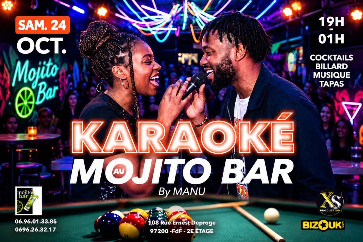 Karaoké Party By Manu Le Fouuu Au Mojito Bar
