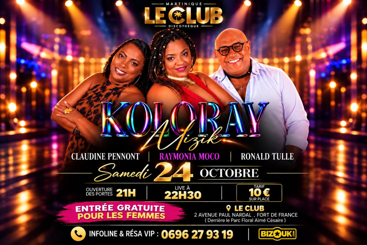 Koloray Mizik Claudine Pennont, Raymonia Moco, Ronald Tulle