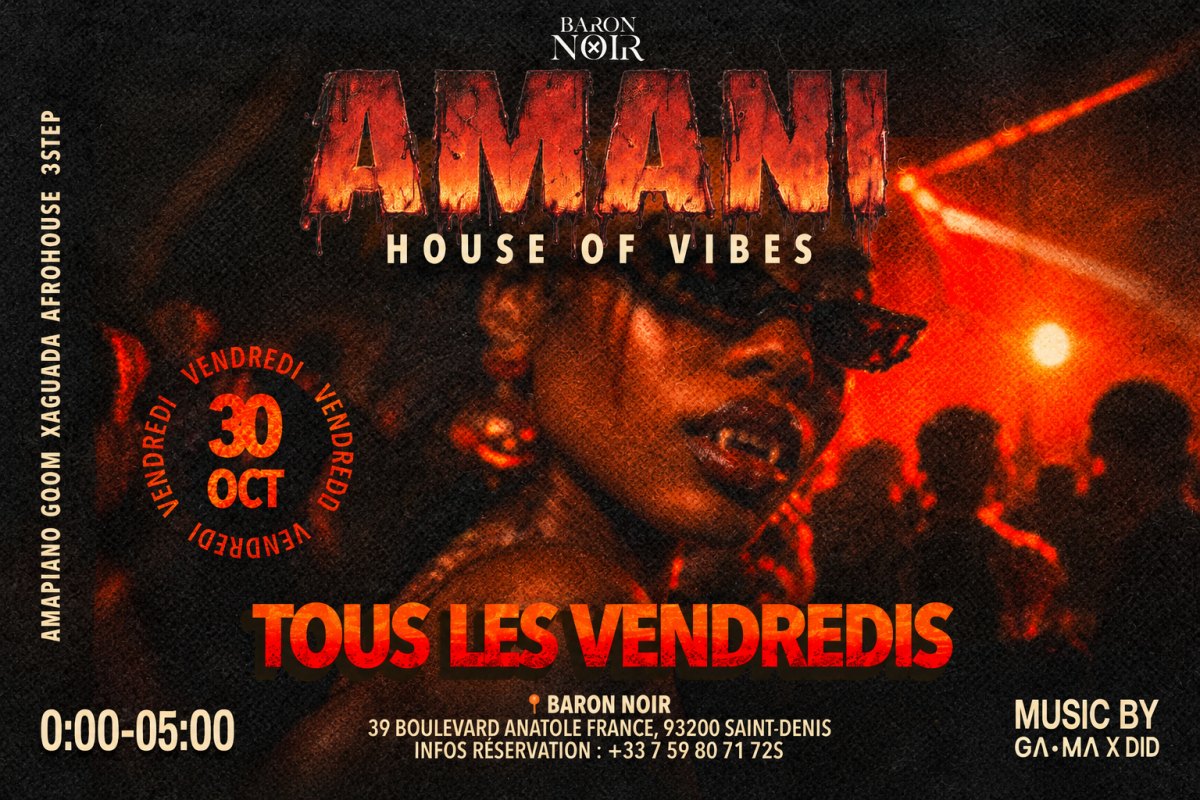 Amani - Vendredi 30 Octobre (Before Halloween)