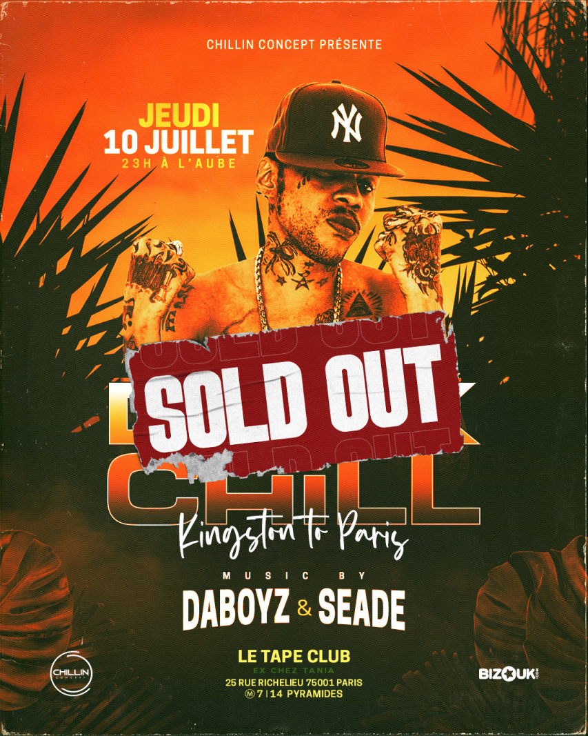 Drink&chill - After Vybz Kartel - Tape Club - France | Bizouk.com